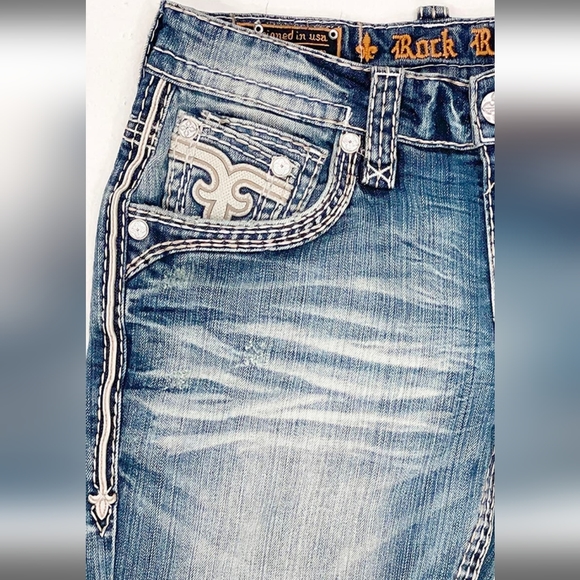 🆕️Rock Revival Alt Straight Leg Jeans. (Baird A203). Men's Size: W38x34L - Picture 6 of 12